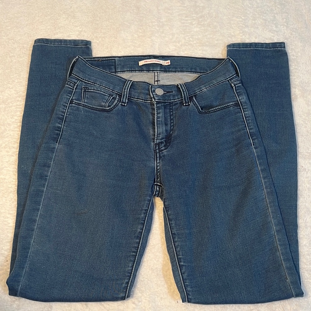 Levi's Jeans 710 Super Skinny Women's Levis Jeans; Size: 26